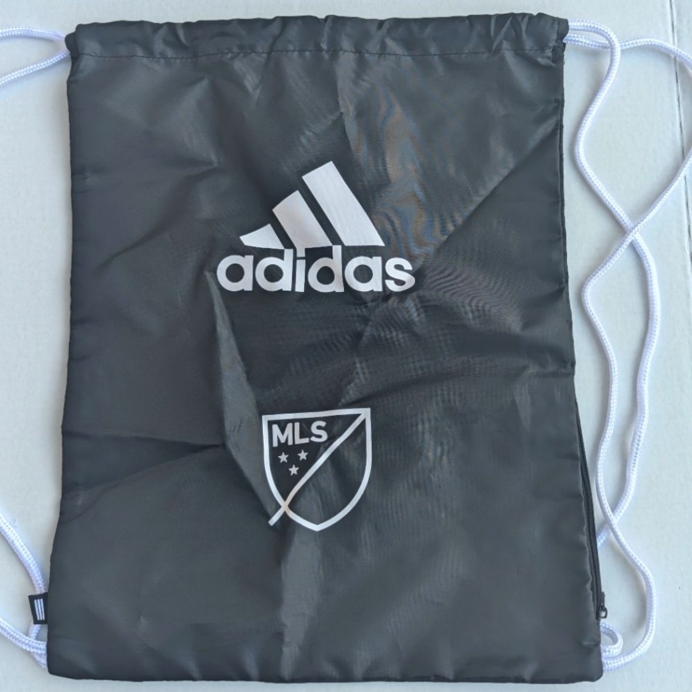 New Adidas MLS Drawstring Bag - Black